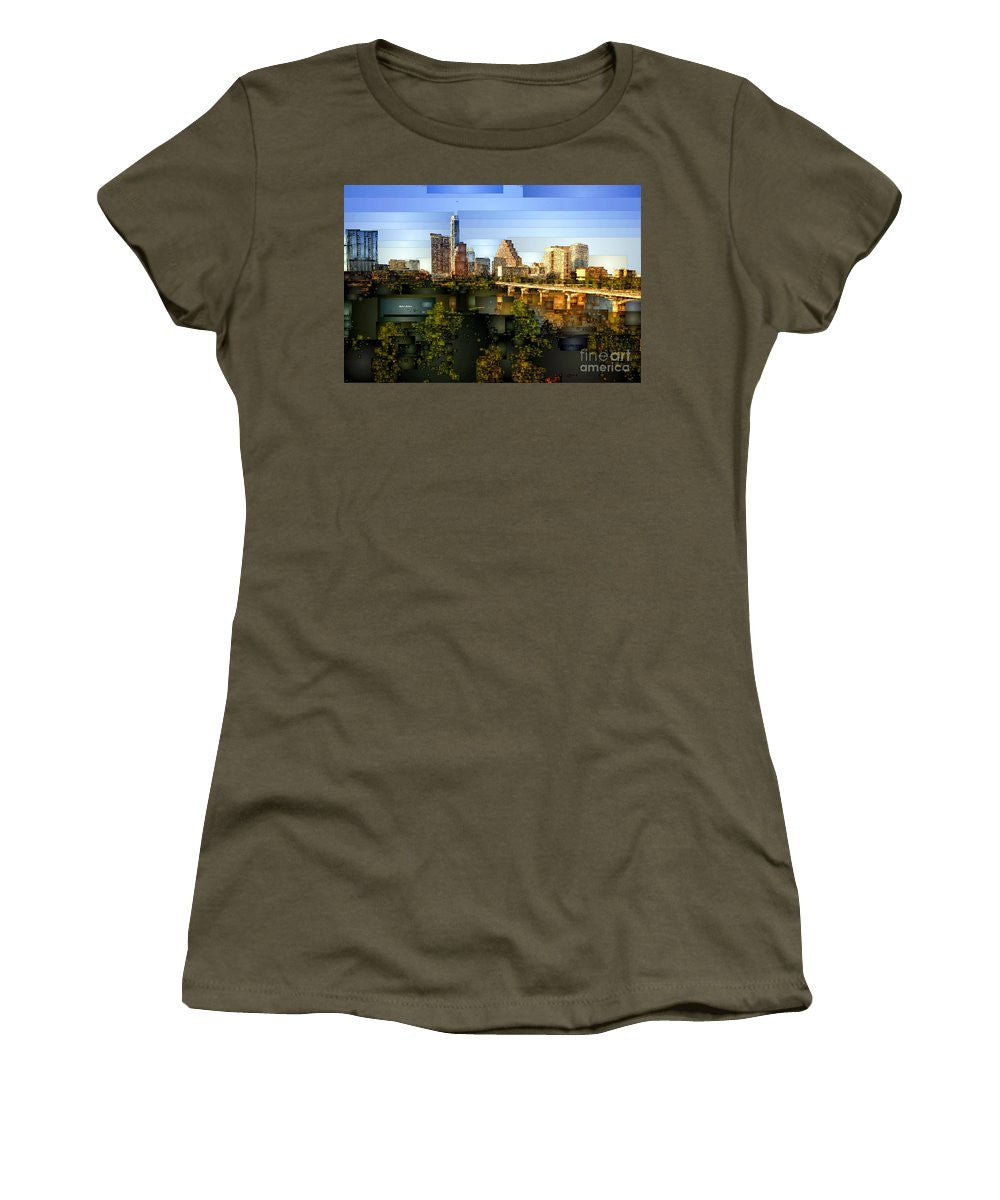 Women's T-Shirt (Junior Cut) - Austin Skyline