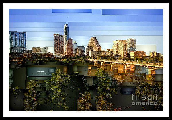 Framed Print - Austin Skyline