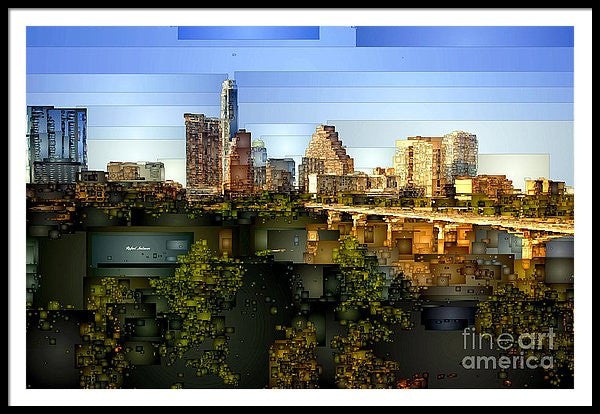 Framed Print - Austin Skyline