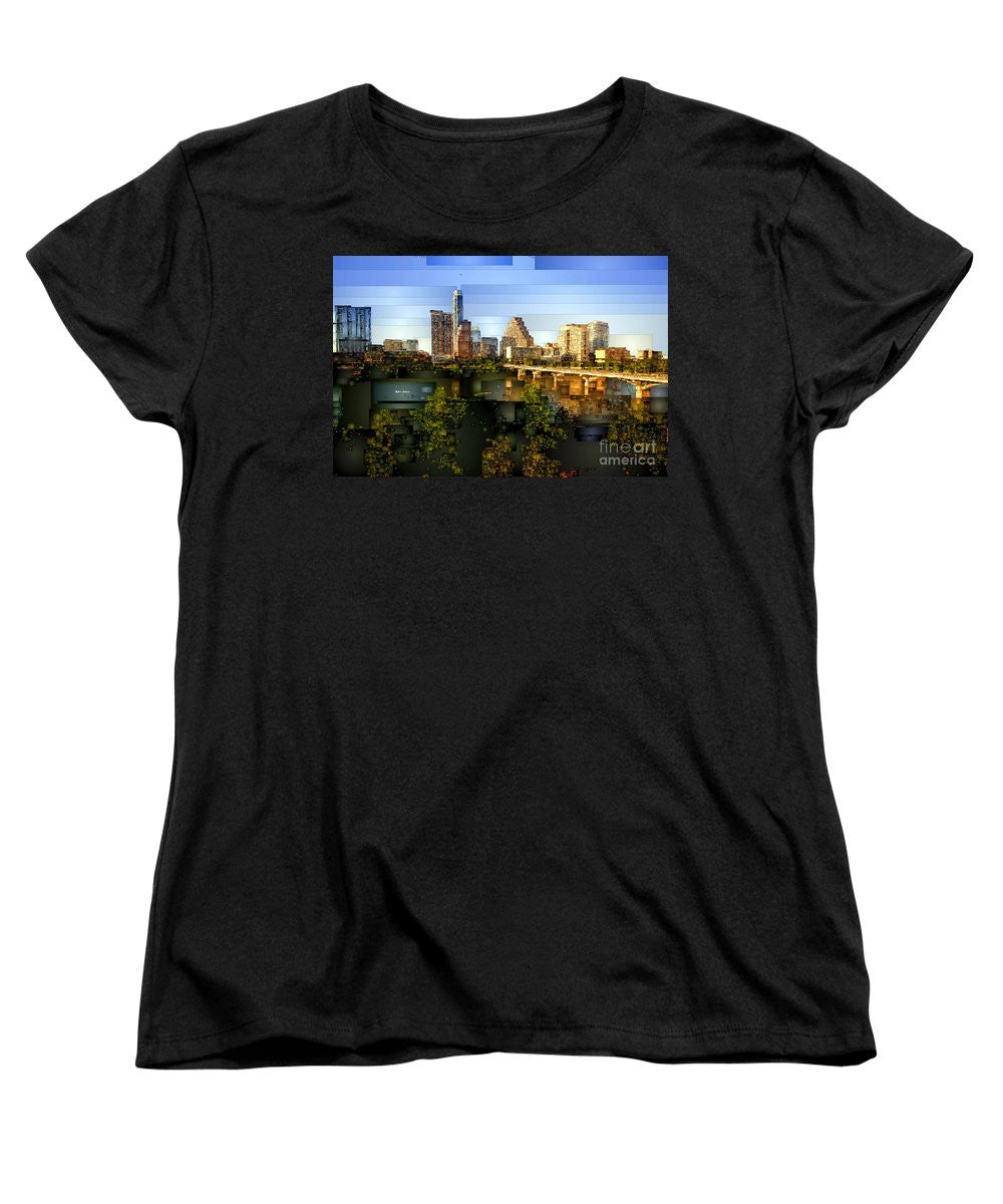 Women's T-Shirt (Standard Cut) - Austin Skyline