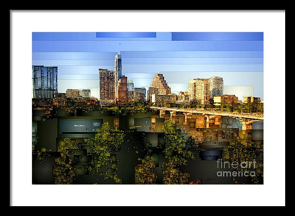 Framed Print - Austin Skyline