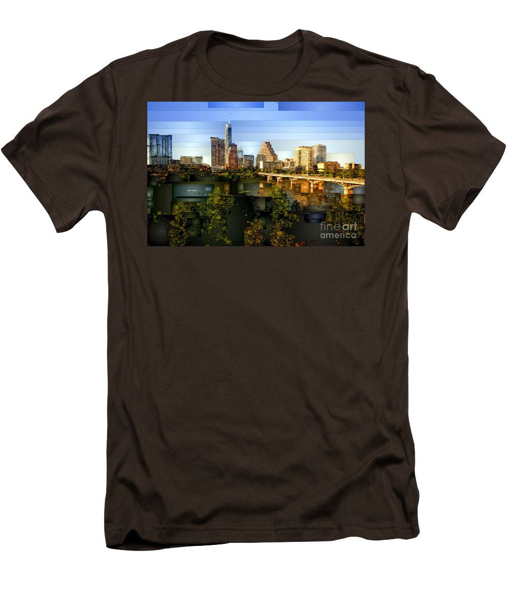 T-shirt pour homme (coupe ajustée) - Austin Skyline