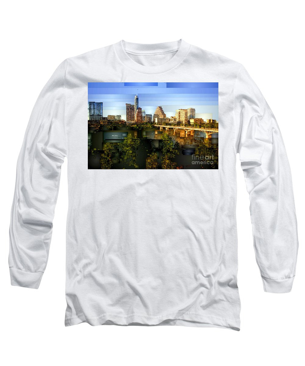 Long Sleeve T-Shirt - Austin Skyline