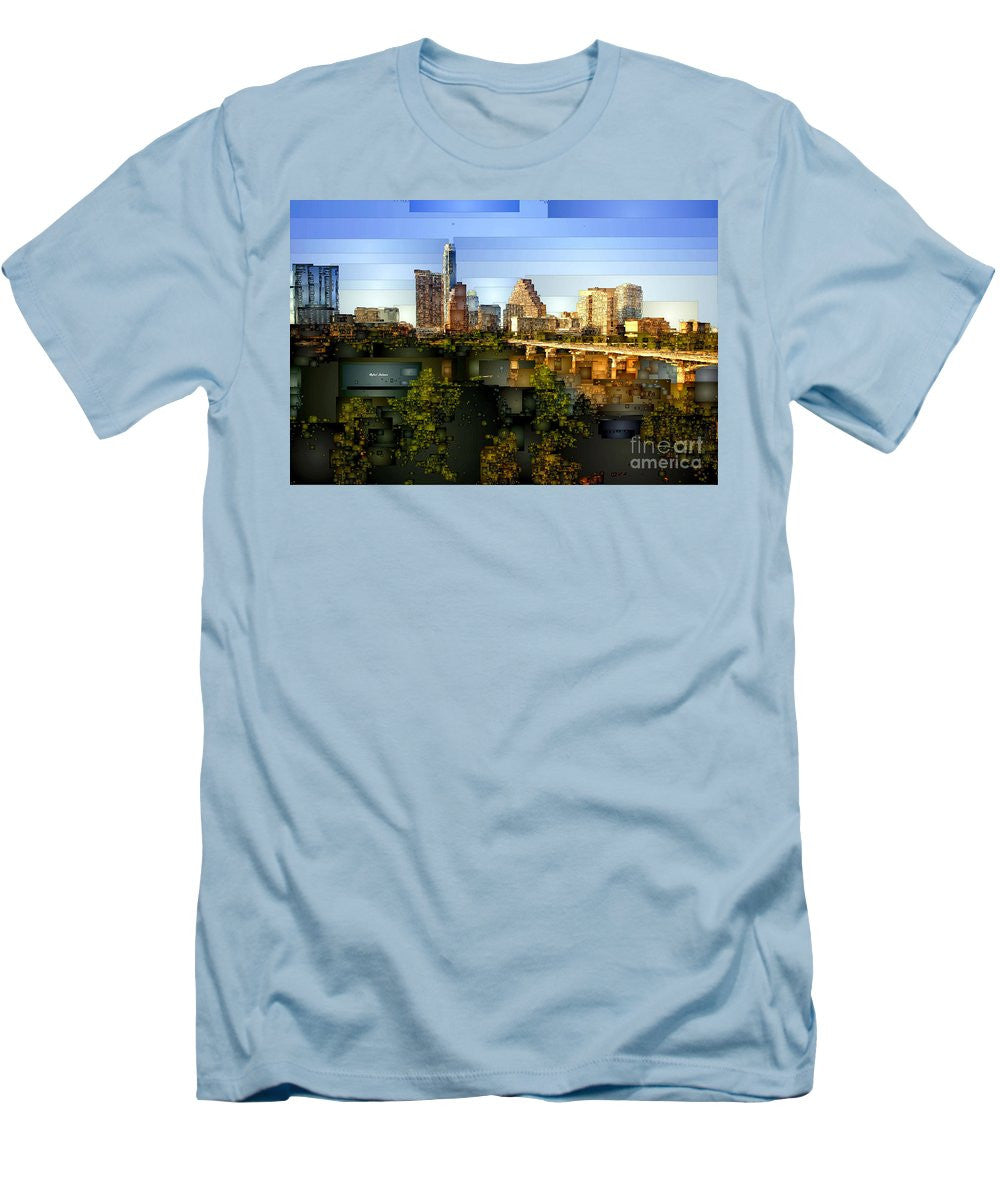 T-shirt pour homme (coupe ajustée) - Austin Skyline