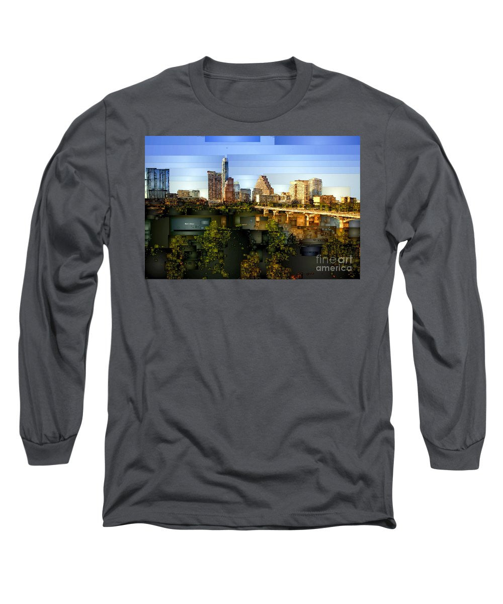 Long Sleeve T-Shirt - Austin Skyline