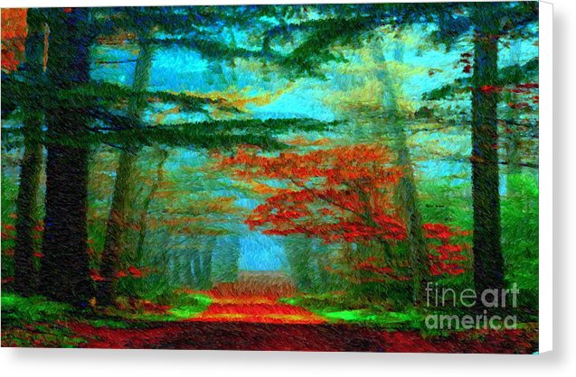 Autumn Road - Canvas Print