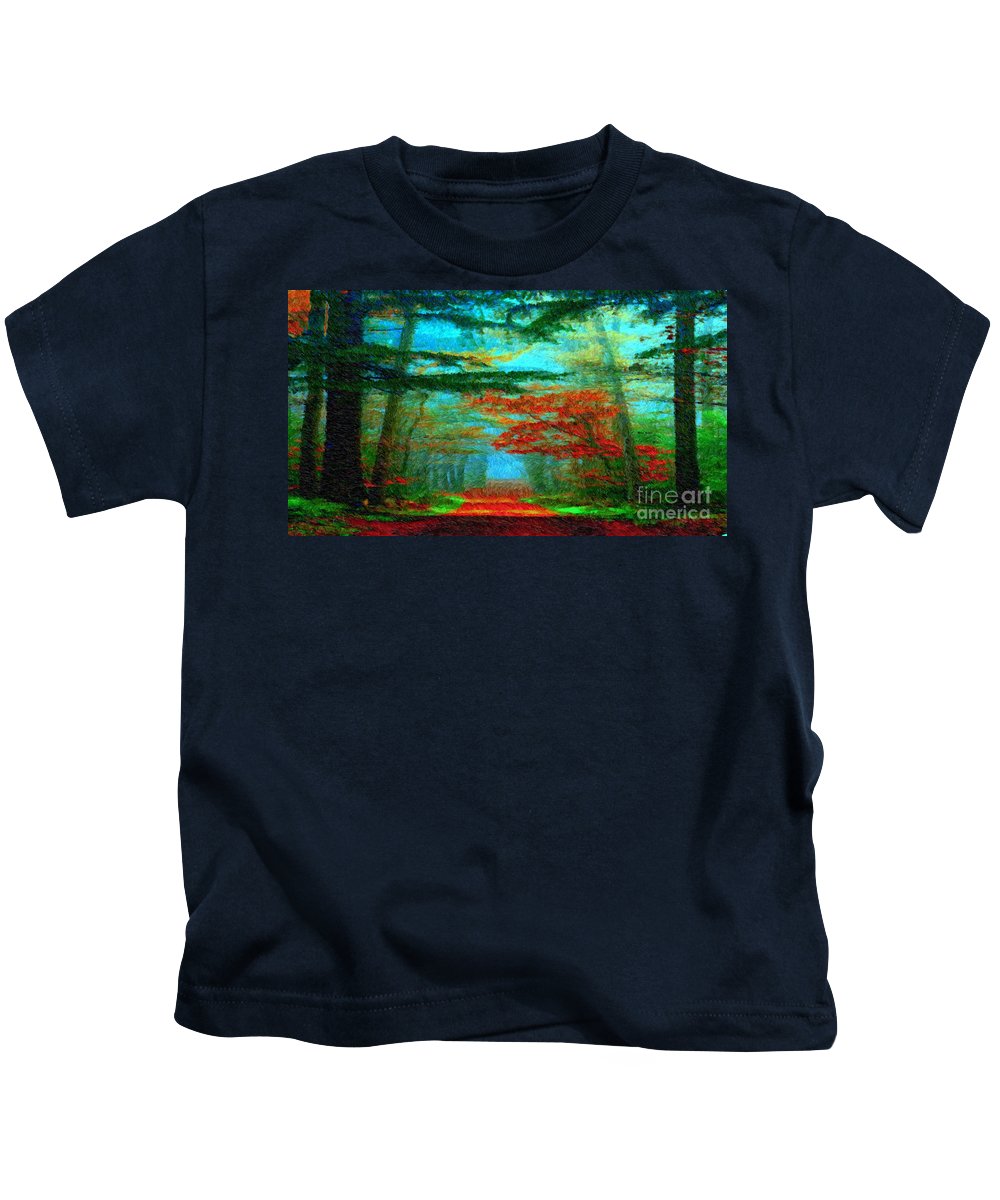 Route d'automne - T-shirt pour enfants