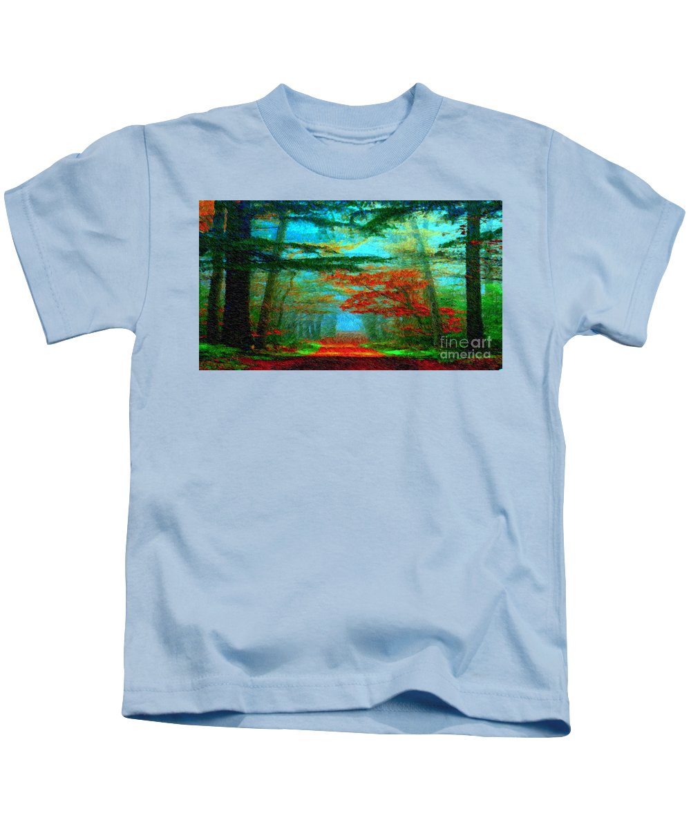 Route d'automne - T-shirt pour enfants