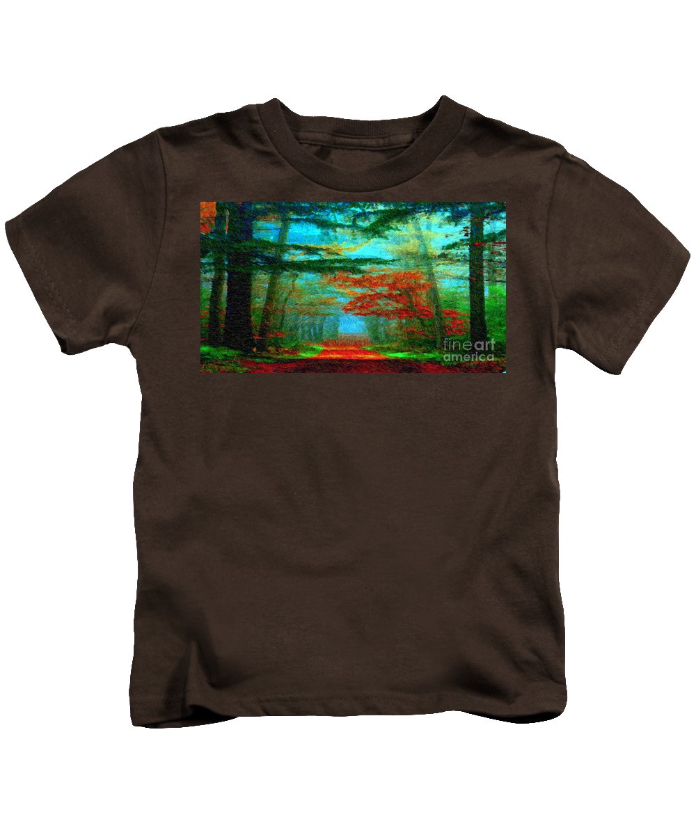 Route d'automne - T-shirt pour enfants