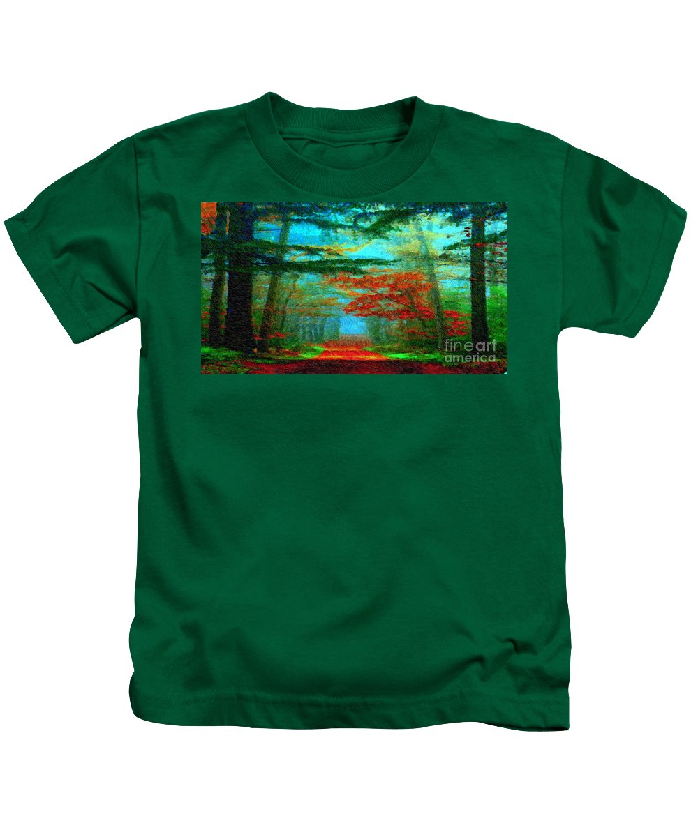 Route d'automne - T-shirt pour enfants