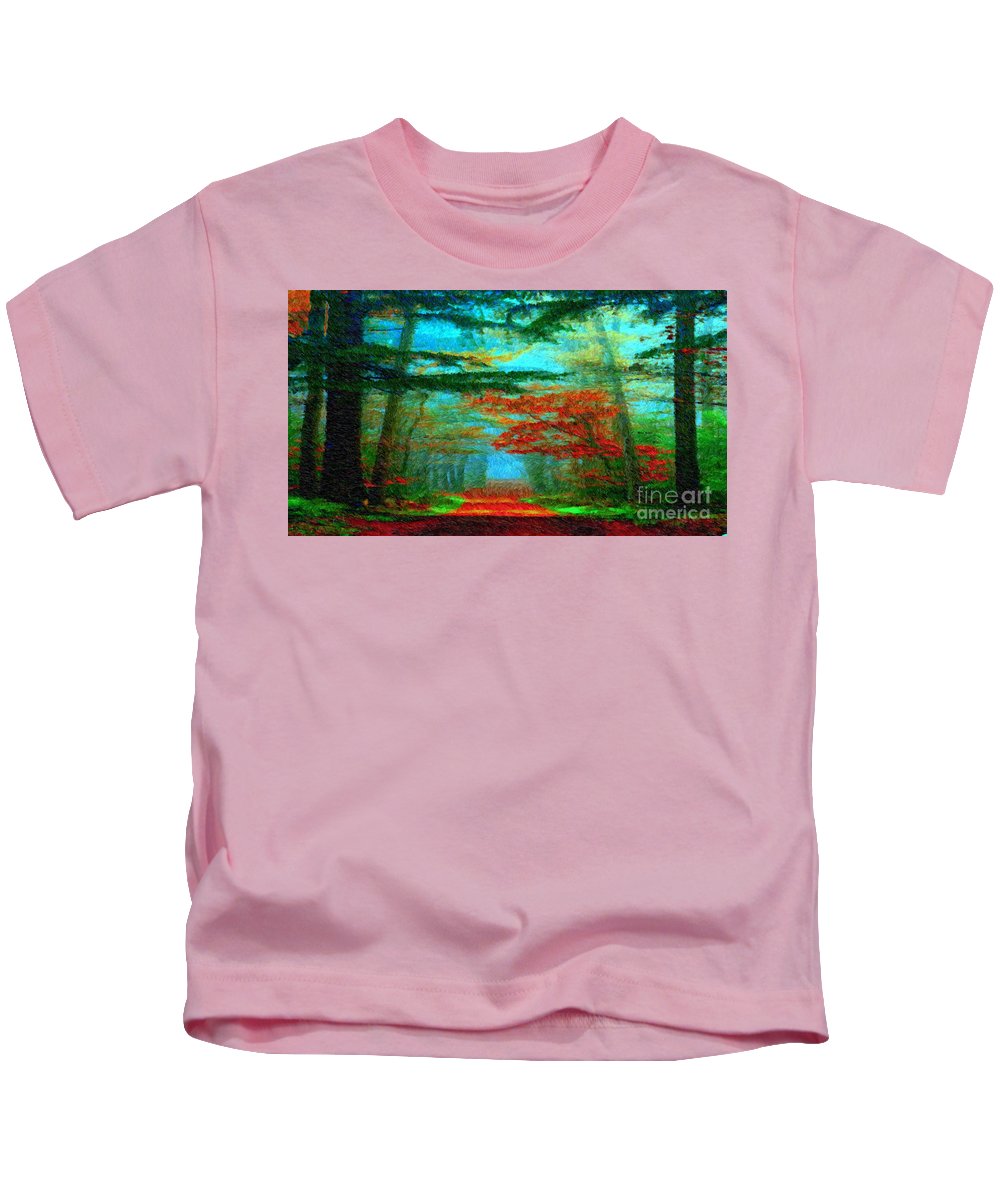 Route d'automne - T-shirt pour enfants