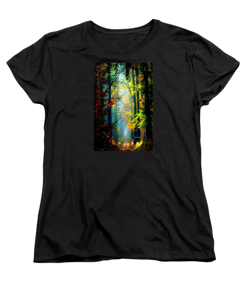 Women's T-Shirt (Standard Cut) - Autumn Trails In Georgia