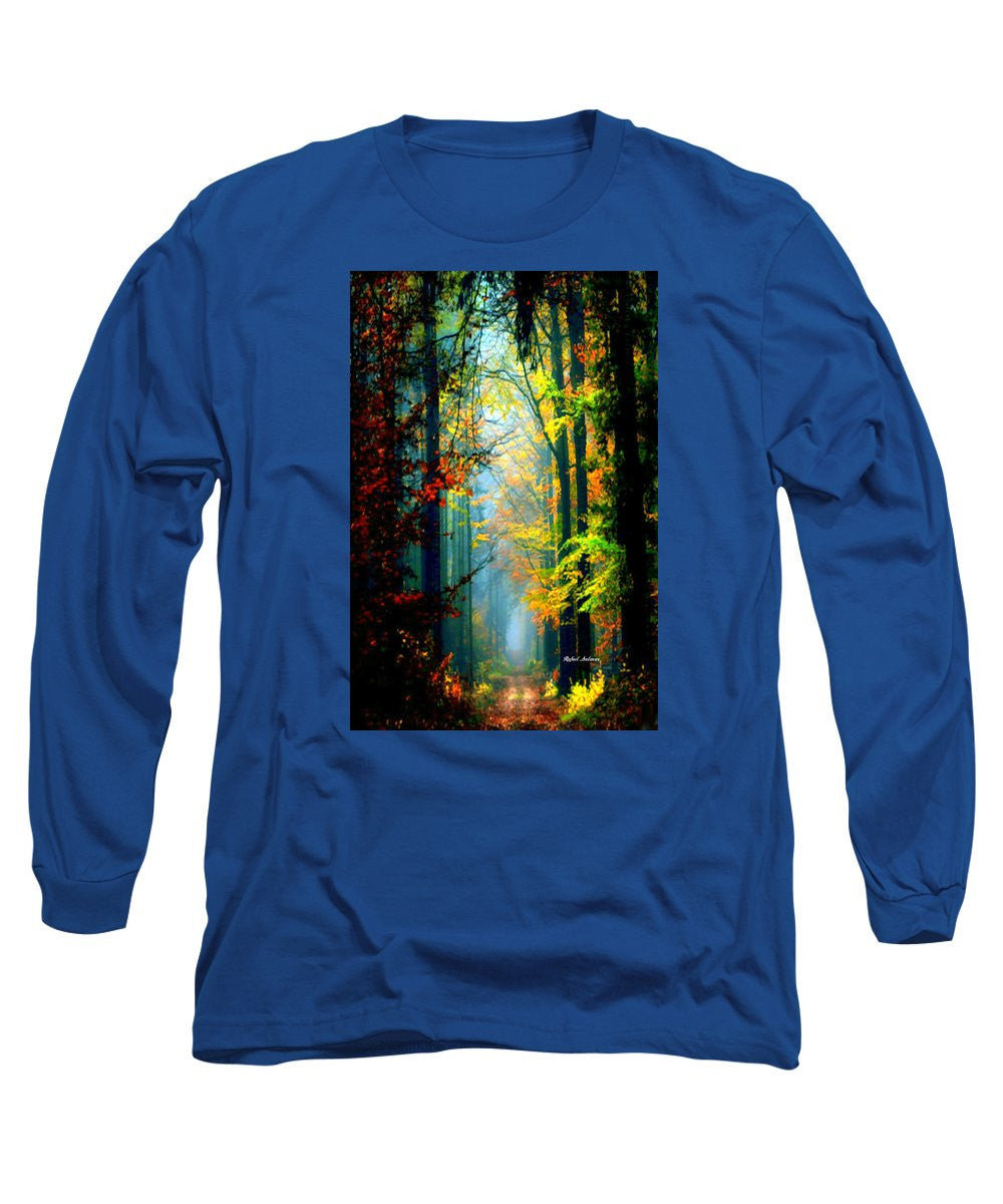 Long Sleeve T-Shirt - Autumn Trails In Georgia