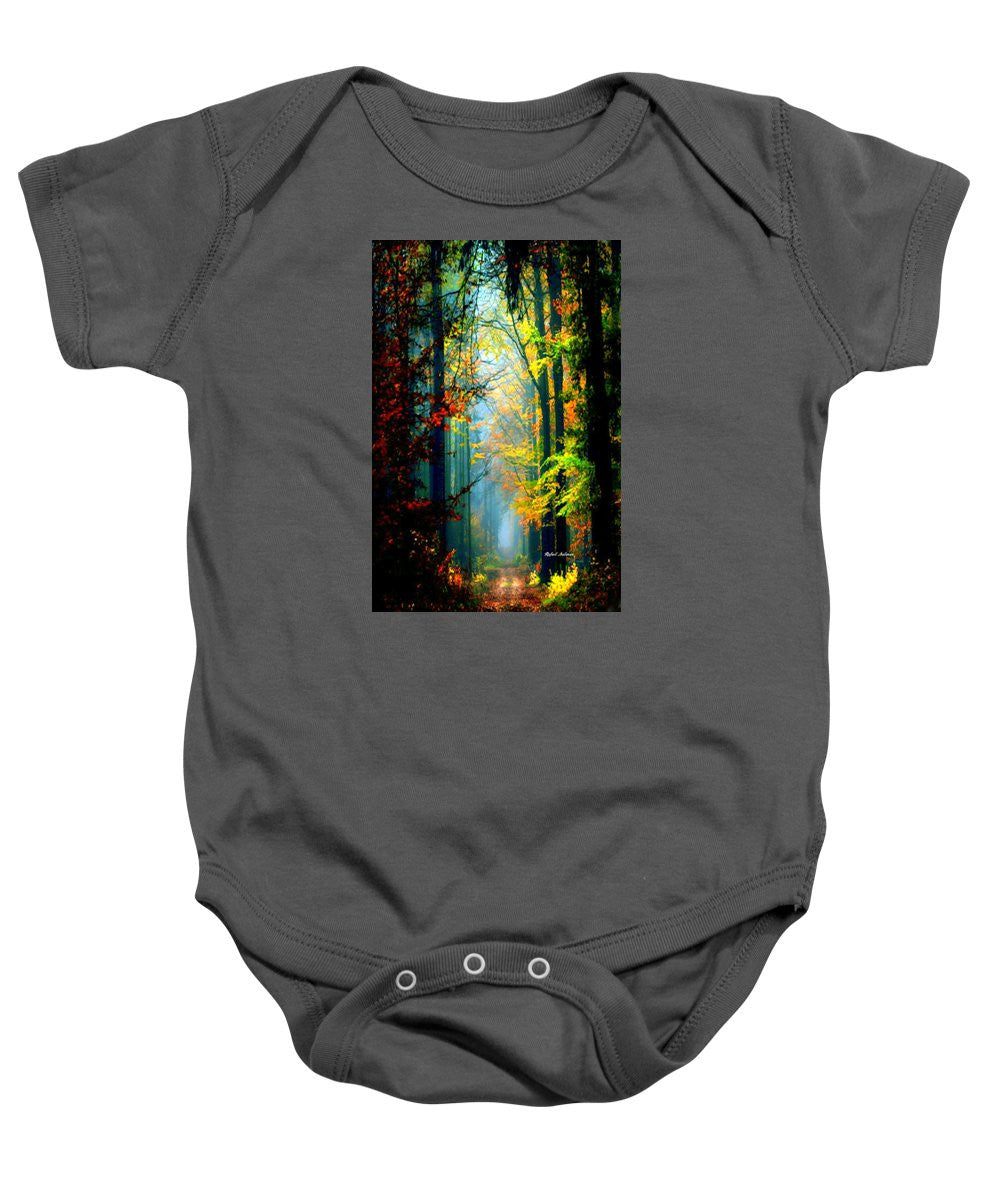 Baby Onesie - Autumn Trails In Georgia