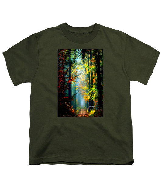 Youth T-Shirt - Autumn Trails In Georgia