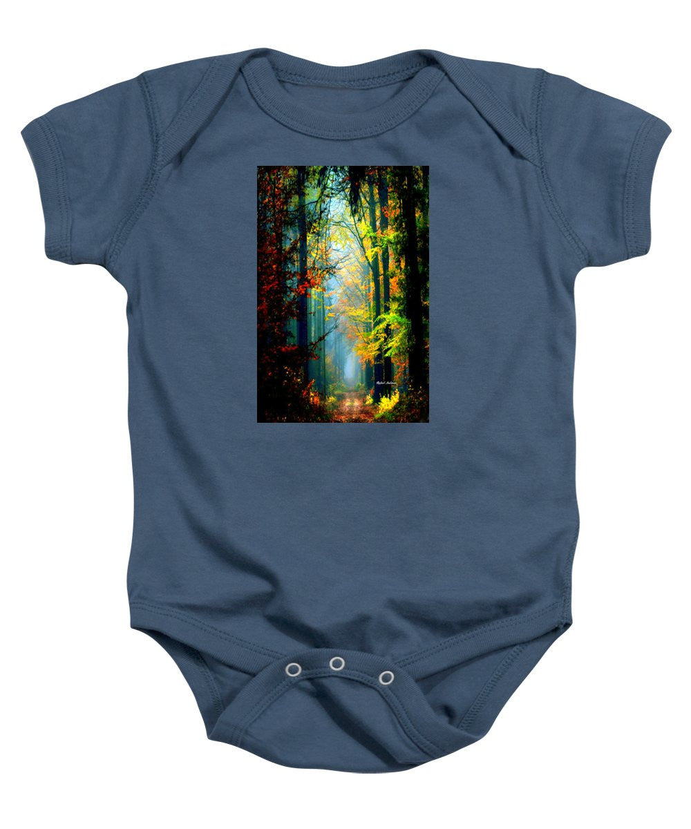 Baby Onesie - Autumn Trails In Georgia