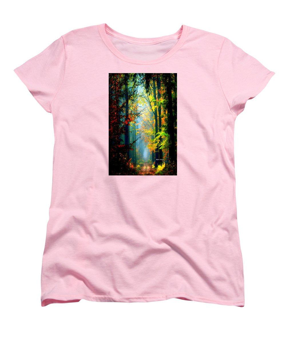 Women's T-Shirt (Standard Cut) - Autumn Trails In Georgia