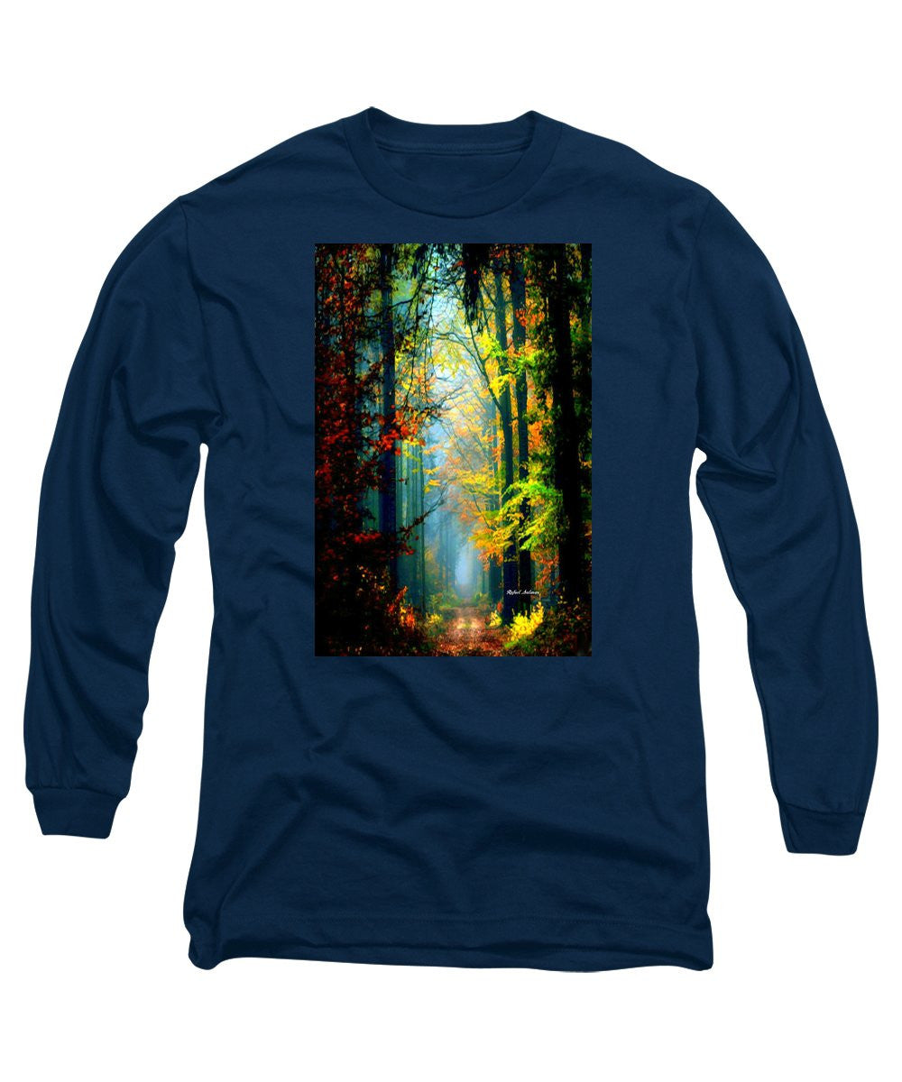 Long Sleeve T-Shirt - Autumn Trails In Georgia