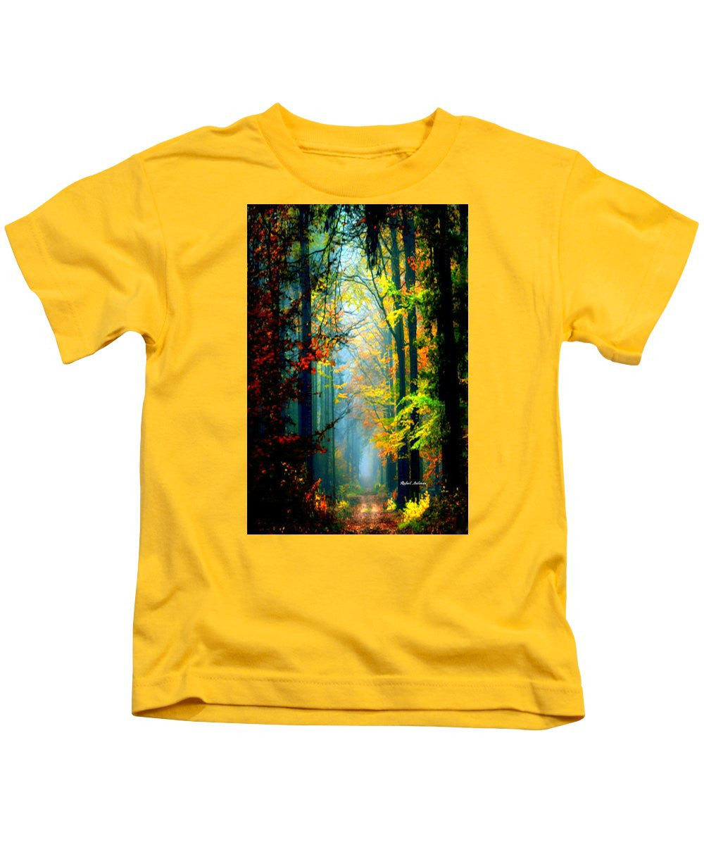 Kids T-Shirt - Autumn Trails In Georgia