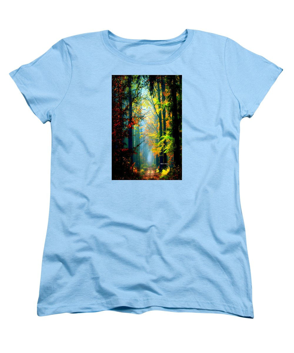 Women's T-Shirt (Standard Cut) - Autumn Trails In Georgia