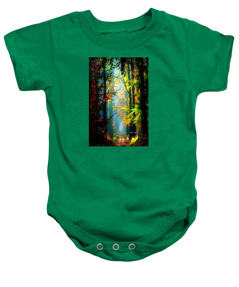 Baby Onesie - Autumn Trails In Georgia