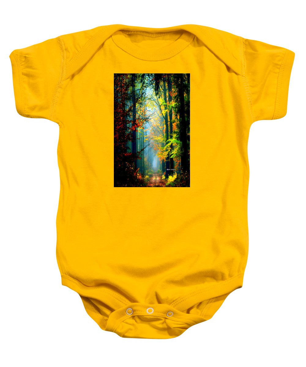 Baby Onesie - Autumn Trails In Georgia