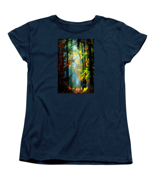 Women's T-Shirt (Standard Cut) - Autumn Trails In Georgia