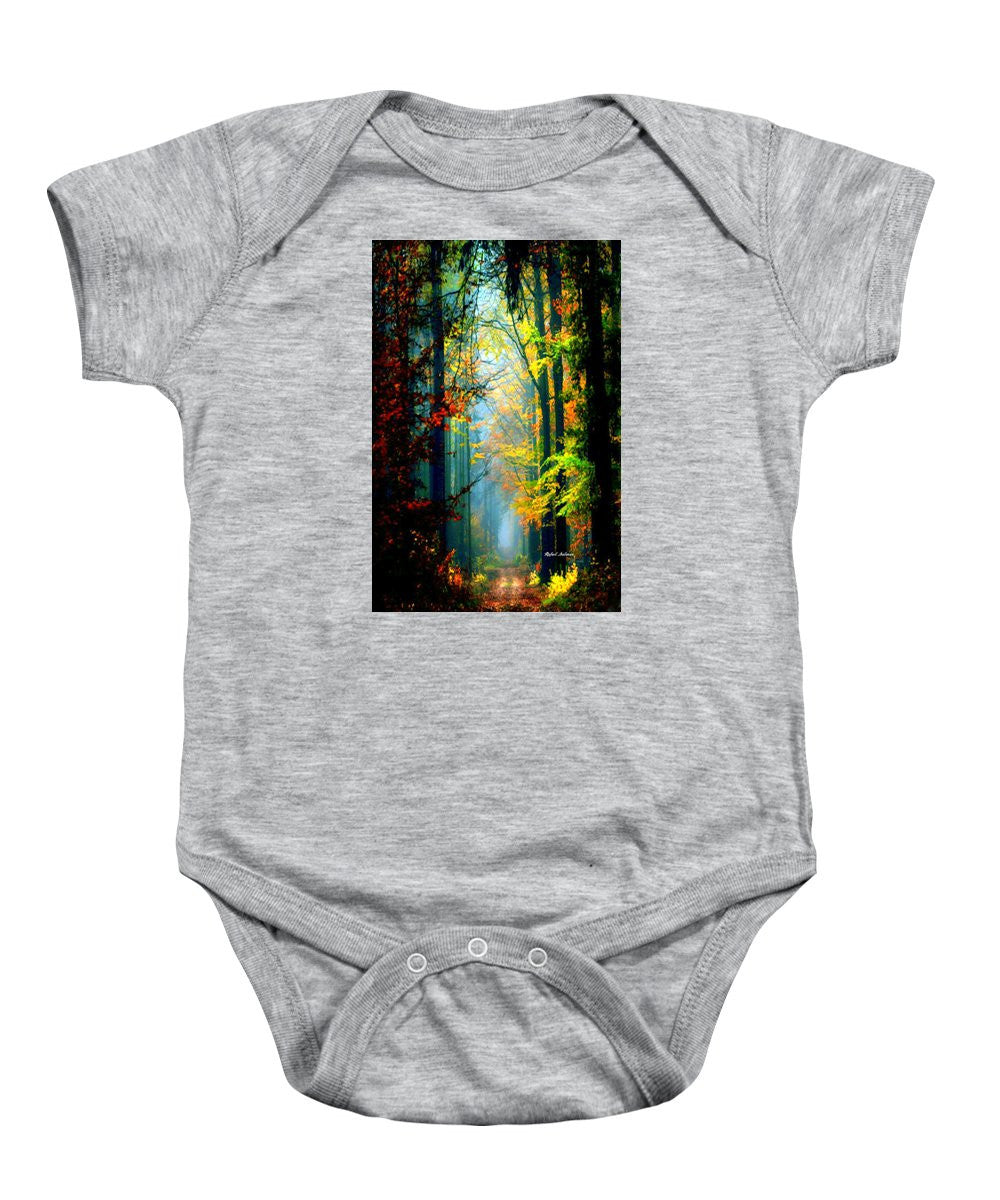 Baby Onesie - Autumn Trails In Georgia