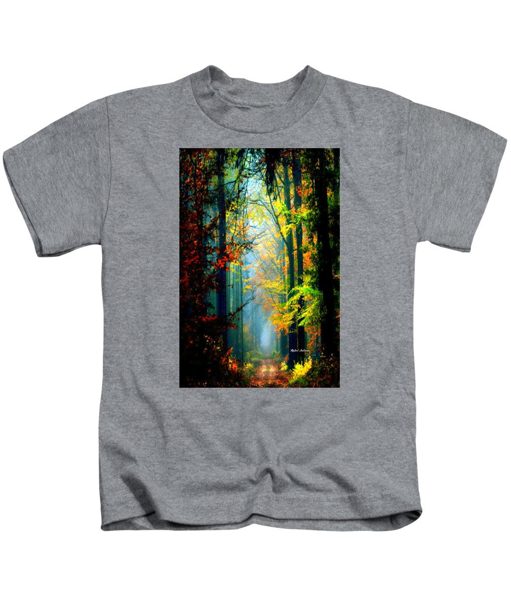 Kids T-Shirt - Autumn Trails In Georgia