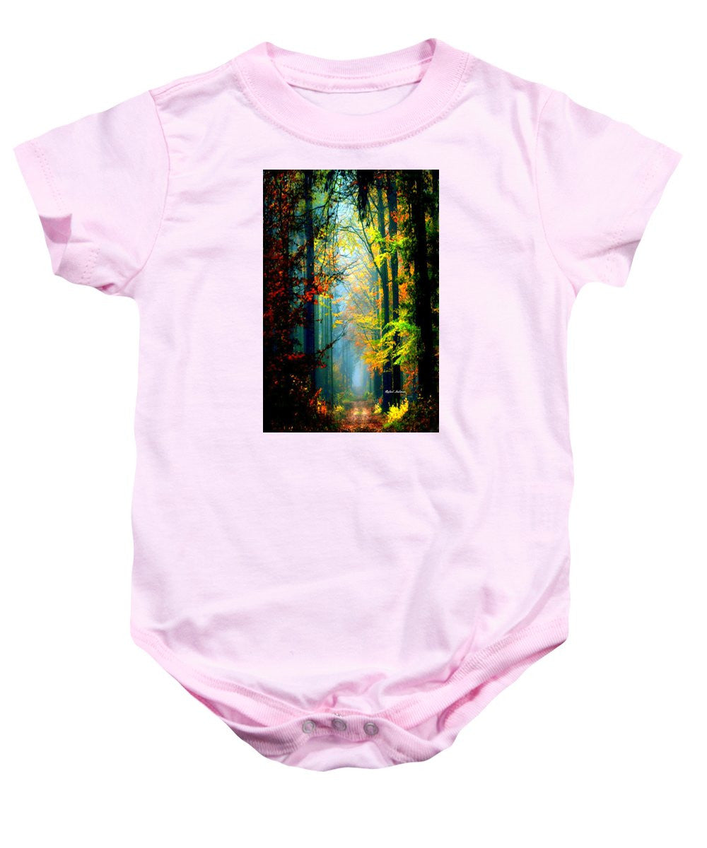 Baby Onesie - Autumn Trails In Georgia