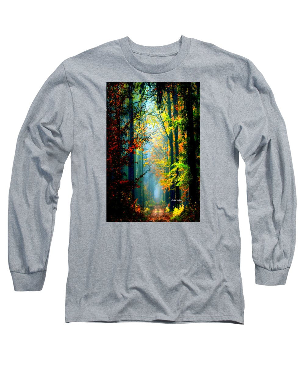 Long Sleeve T-Shirt - Autumn Trails In Georgia