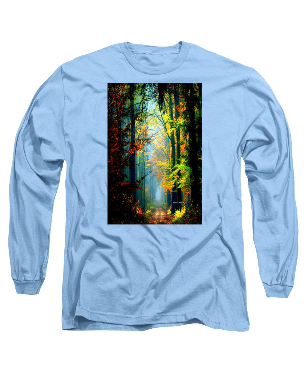 Long Sleeve T-Shirt - Autumn Trails In Georgia