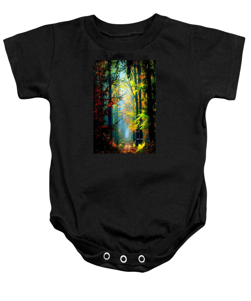 Baby Onesie - Autumn Trails In Georgia