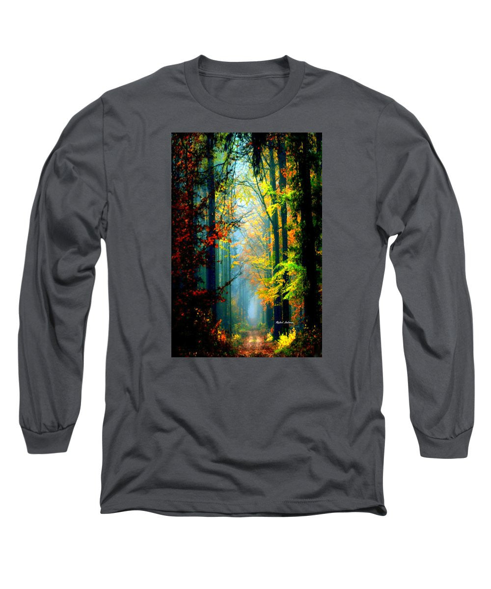 Long Sleeve T-Shirt - Autumn Trails In Georgia