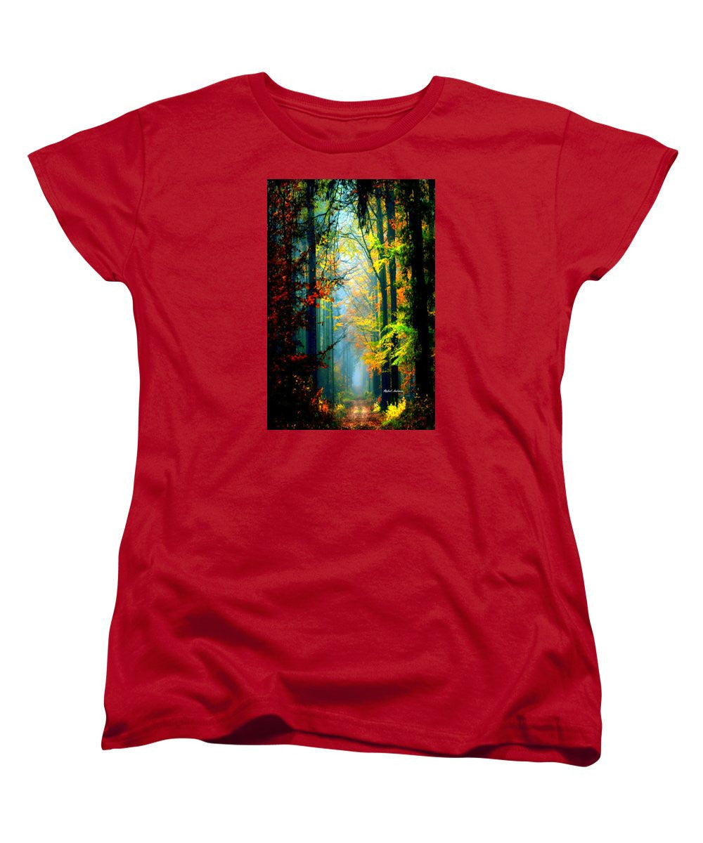 Women's T-Shirt (Standard Cut) - Autumn Trails In Georgia