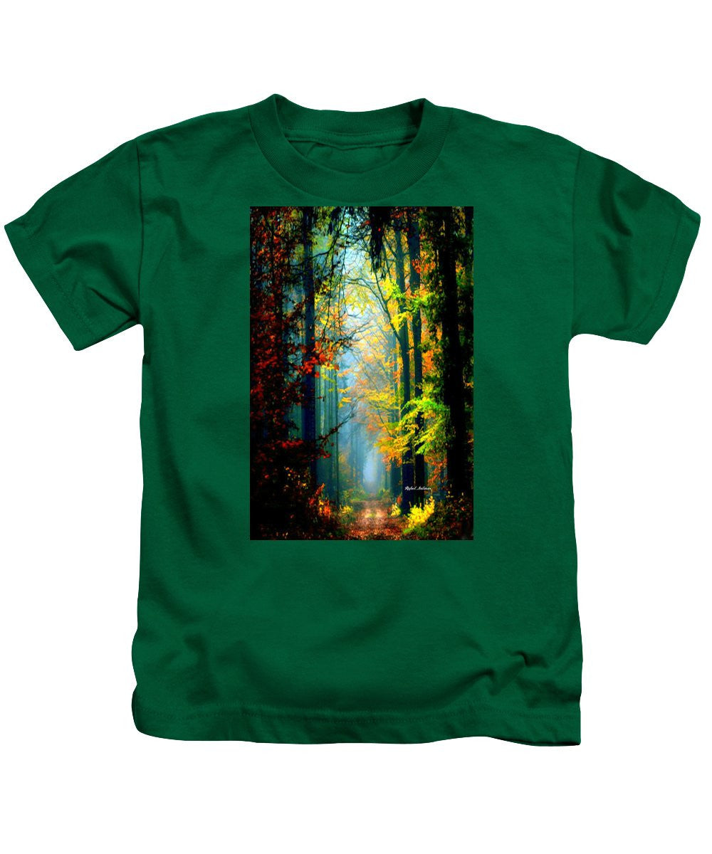 Kids T-Shirt - Autumn Trails In Georgia