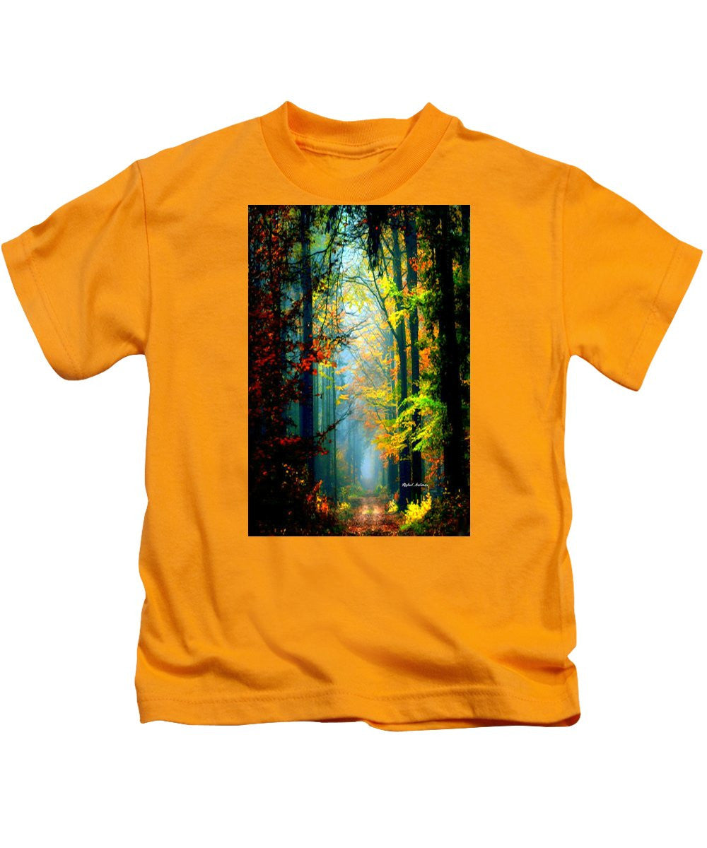 Kids T-Shirt - Autumn Trails In Georgia