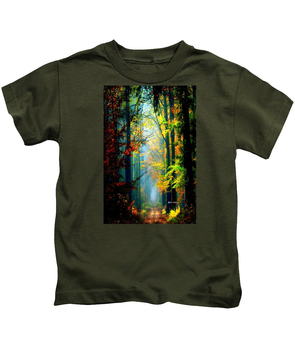 Kids T-Shirt - Autumn Trails In Georgia