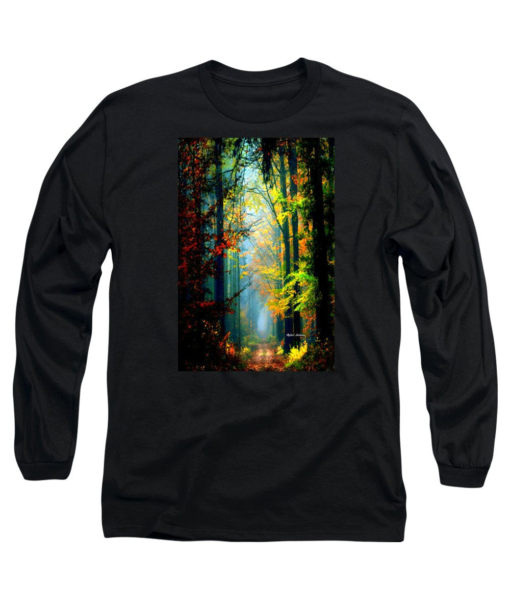 Long Sleeve T-Shirt - Autumn Trails In Georgia