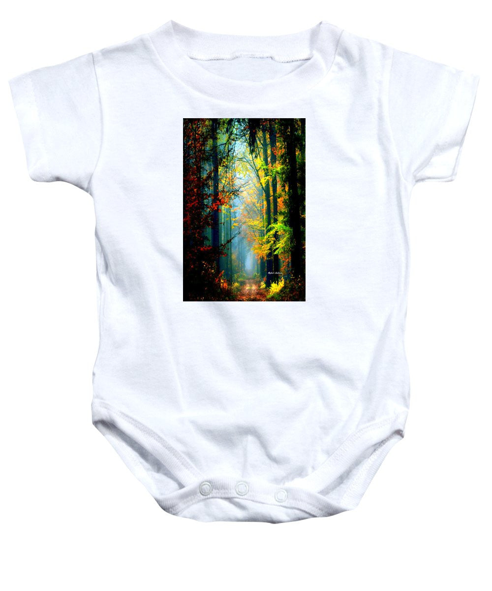 Baby Onesie - Autumn Trails In Georgia