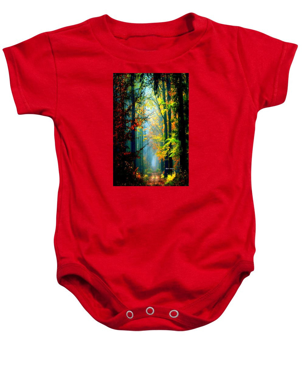 Baby Onesie - Autumn Trails In Georgia