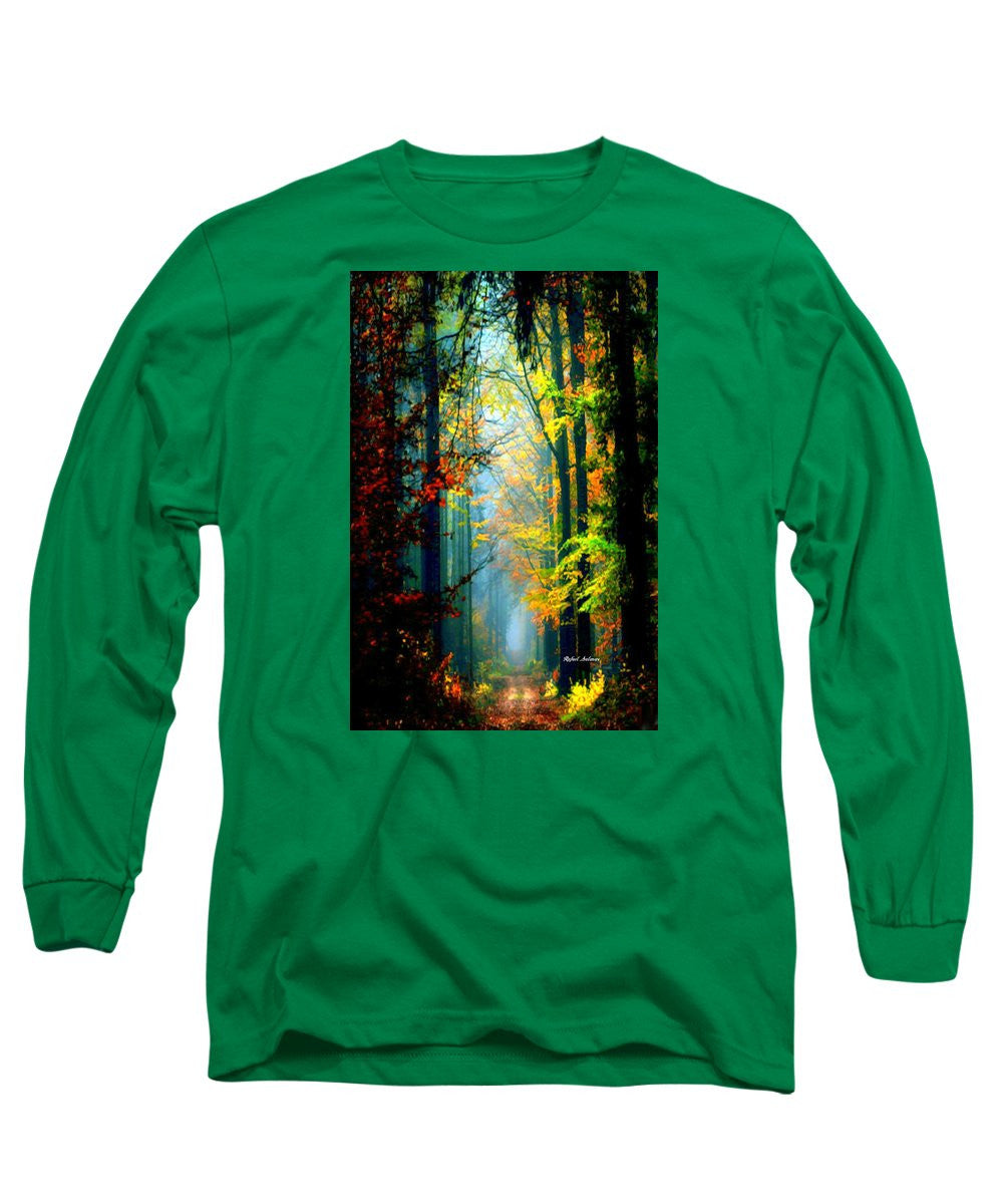 Long Sleeve T-Shirt - Autumn Trails In Georgia