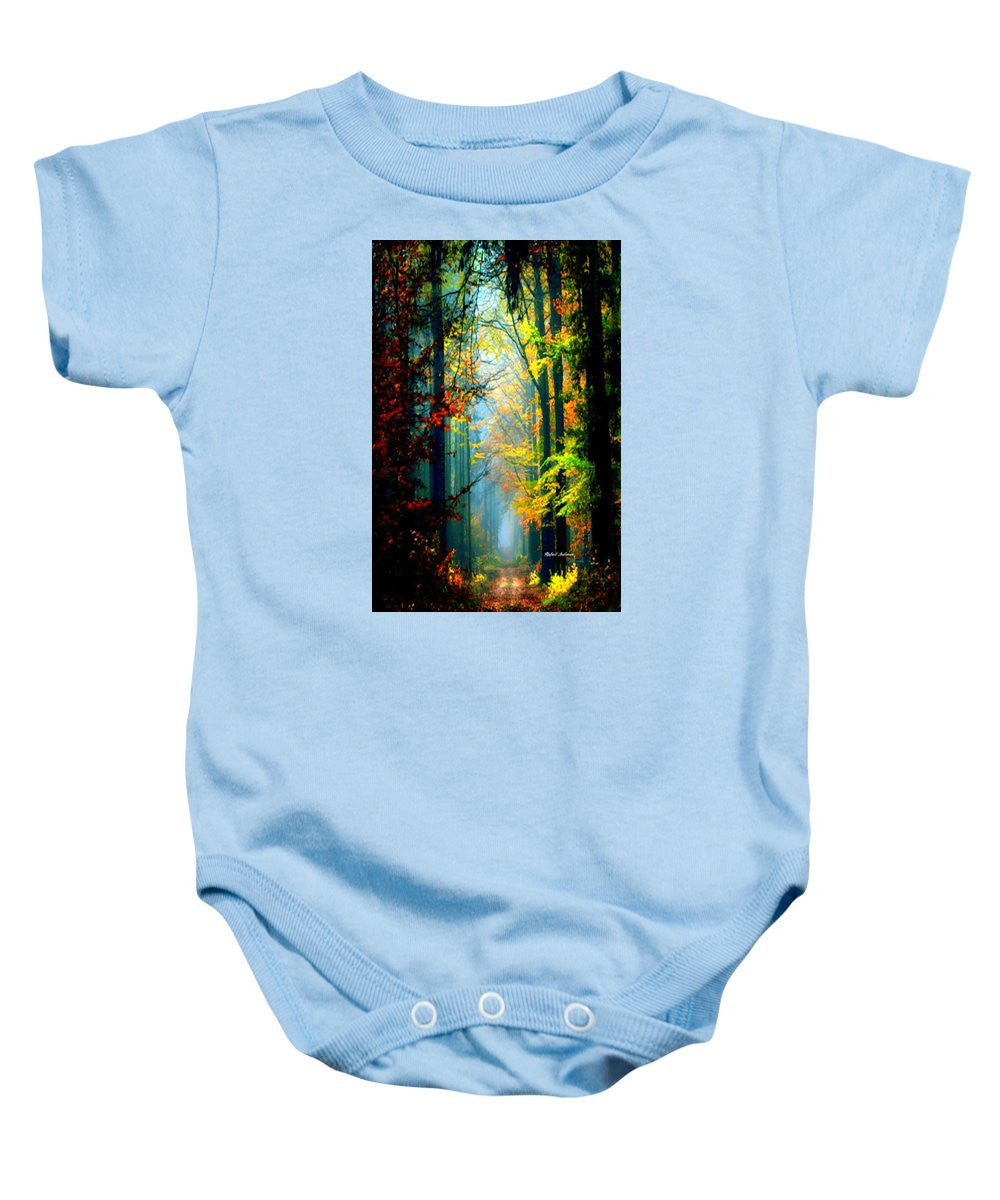 Baby Onesie - Autumn Trails In Georgia