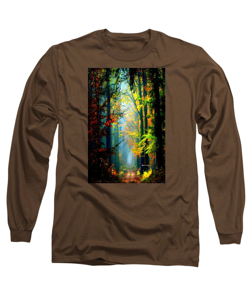 Long Sleeve T-Shirt - Autumn Trails In Georgia