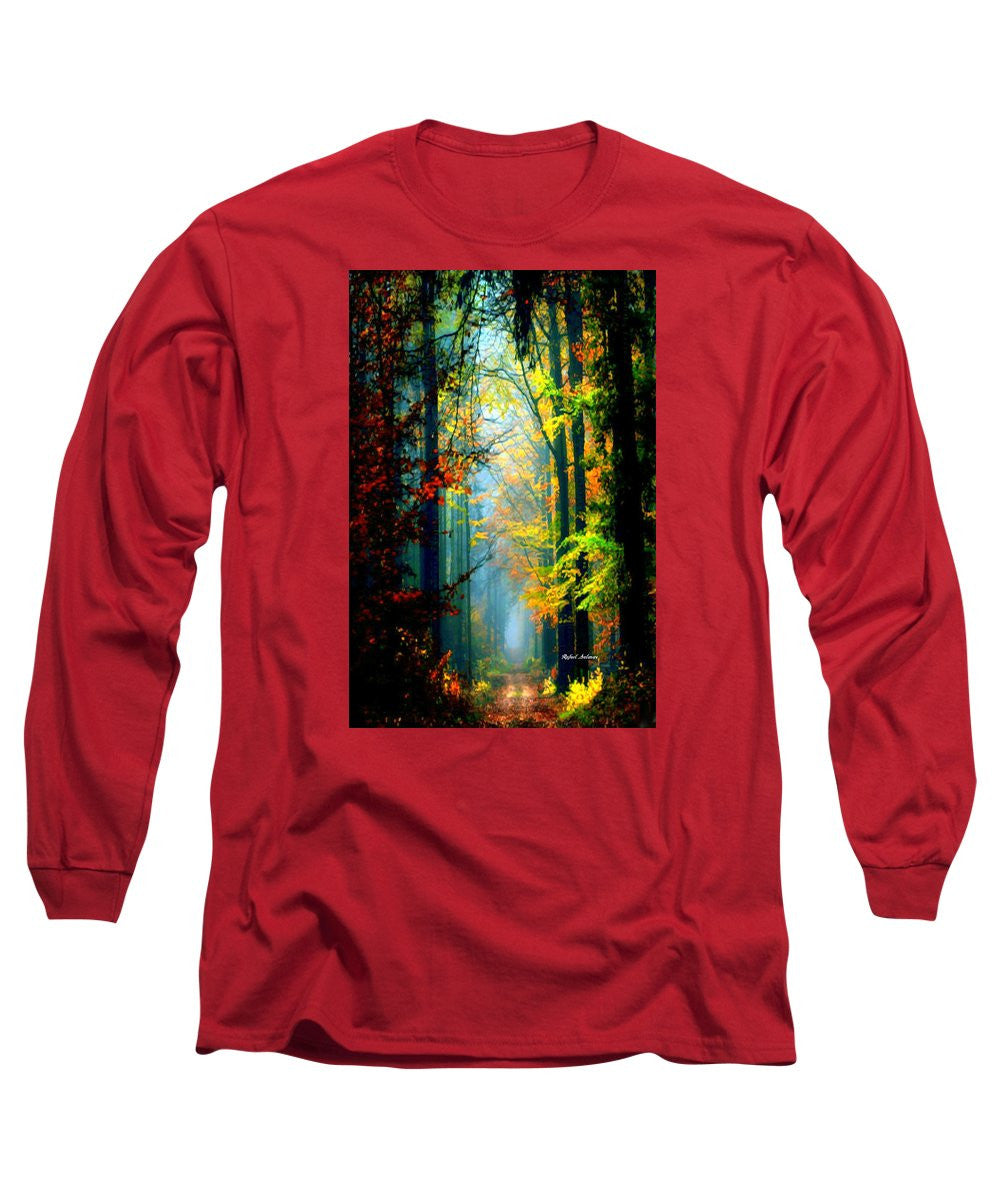 Long Sleeve T-Shirt - Autumn Trails In Georgia