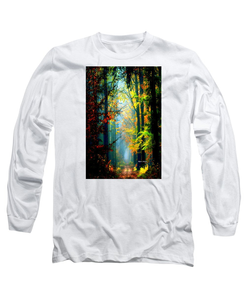 Long Sleeve T-Shirt - Autumn Trails In Georgia