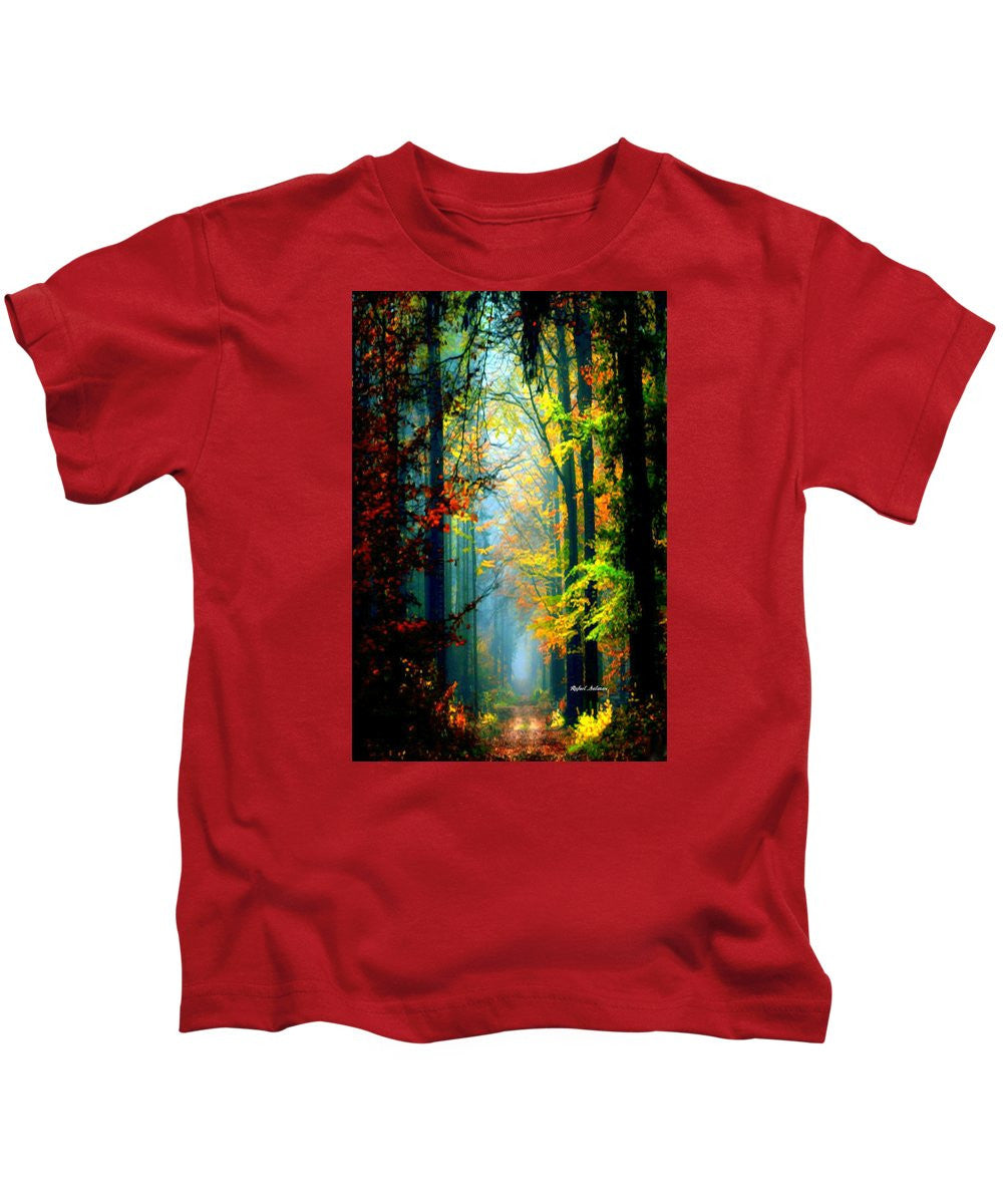 Kids T-Shirt - Autumn Trails In Georgia