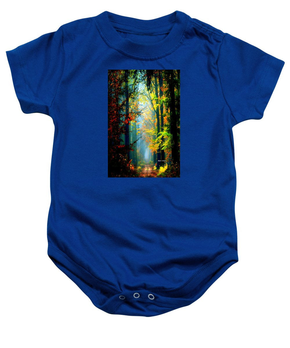 Baby Onesie - Autumn Trails In Georgia