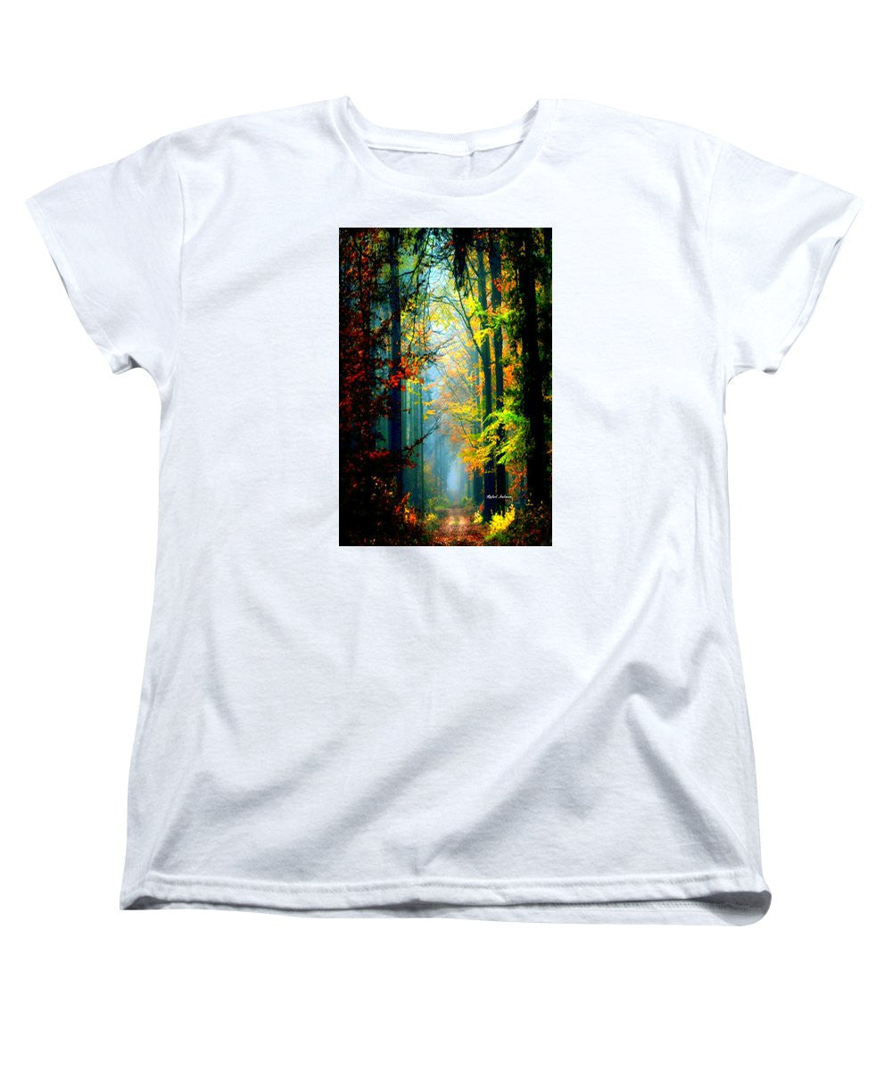 Women's T-Shirt (Standard Cut) - Autumn Trails In Georgia