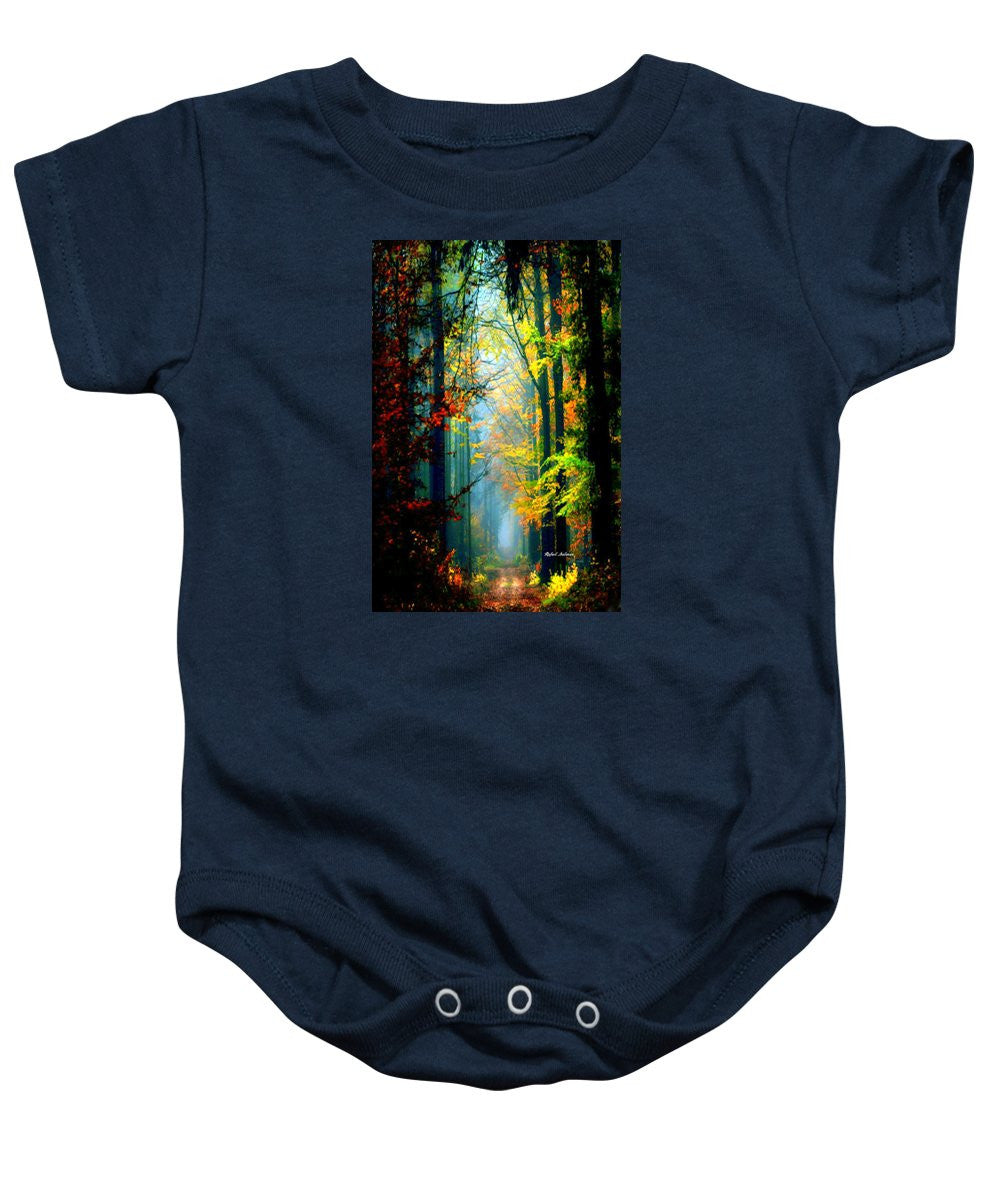 Baby Onesie - Autumn Trails In Georgia